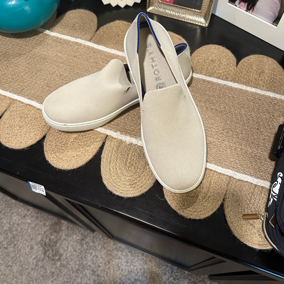 Rothy's Original Slip-On Sneaker Sand - Picture 2 of 8